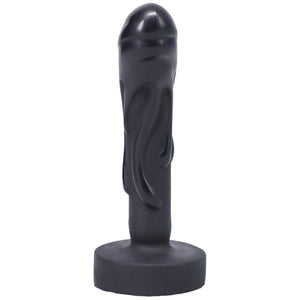Tantus Mini Magma Textured Fantasy Dildo- Onyx