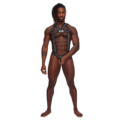 Male Power Elastic Harness with Ring