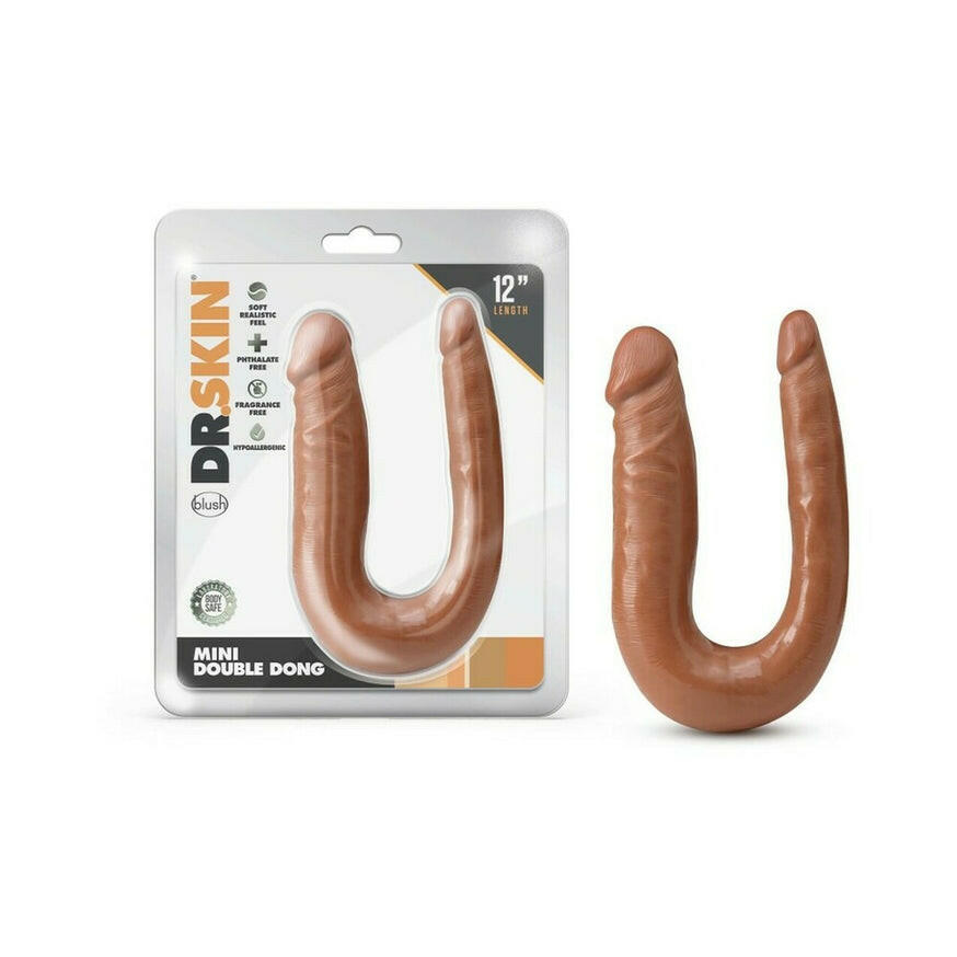 Dr. Skin Mini Double Dong 12in. Dual-Ended Dildo