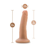 Dr. Skin Plus Realistic 5 in. Triple Density Posable Dildo