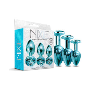 Nixie Metal Butt Plug Trainer Set 3-Piece Metallic- Various Colours