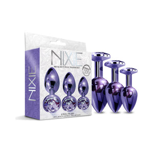 Nixie Metal Butt Plug Trainer Set 3-Piece Metallic- Various Colours