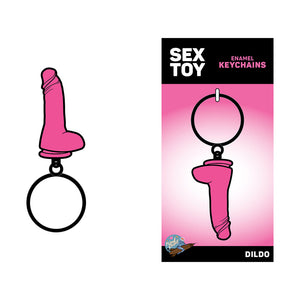 Sex Toy Keychain Pink Dildo