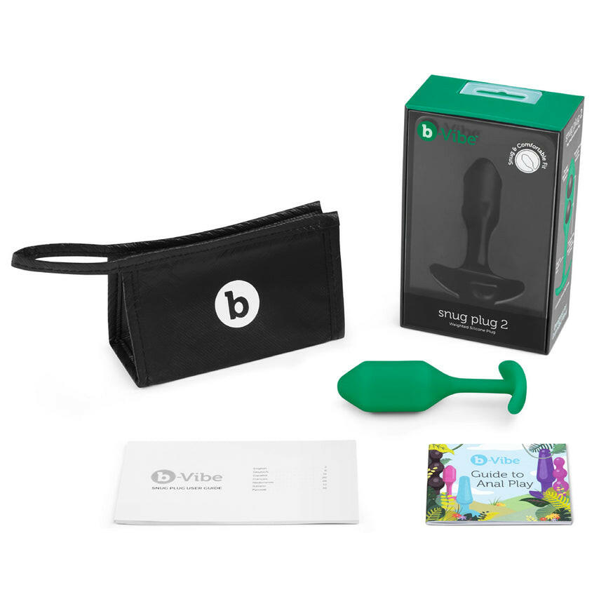 B-Vibe Snug Plug 2 Weighted Plug