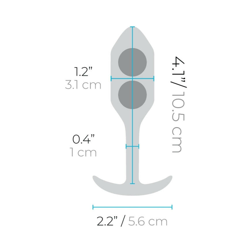 B-Vibe Snug Plug 2 Weighted Plug