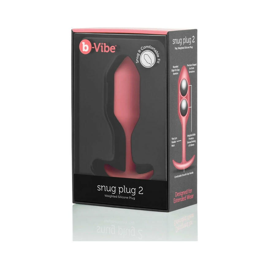 B-Vibe Snug Plug 2 Weighted Plug