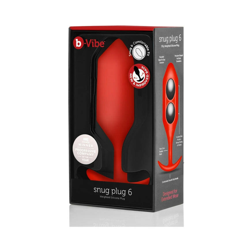 B-Vibe Snug Plug 6 Weighted Plug