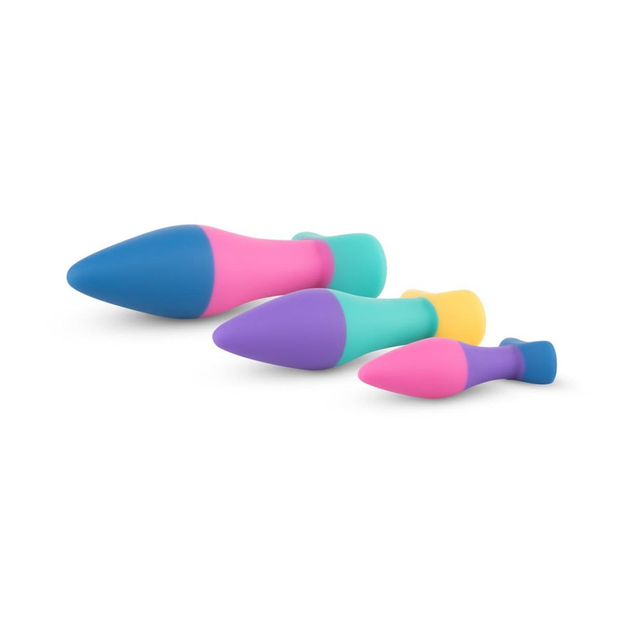PMV20 Koda 3-Piece Butt Plug Set- Multicolor
