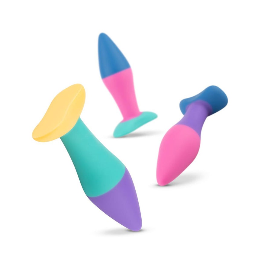 PMV20 Koda 3-Piece Butt Plug Set- Multicolor