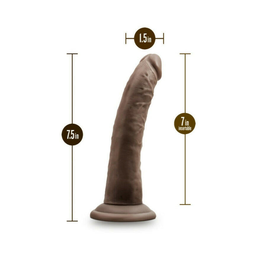 Dr. Skin Plus Realistic 7 in. Triple Density Posable Dildo