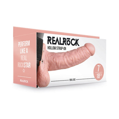 RealRock Realistic Hollow Strap-On- With Balls