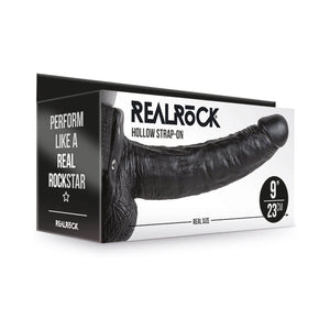 RealRock Realistic Hollow Strap-On- With Balls