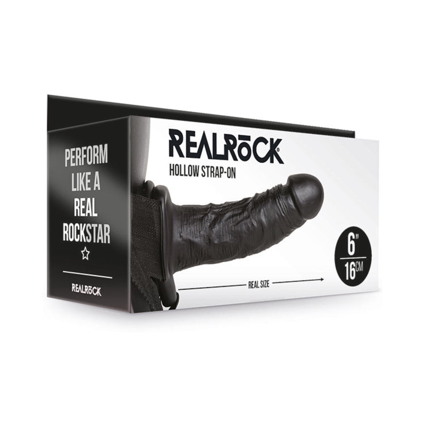 RealRock Realistic Hollow Strap-On- w/o Balls