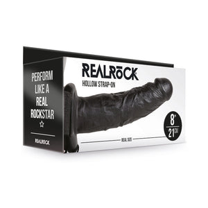 RealRock Realistic Hollow Strap-On- w/o Balls