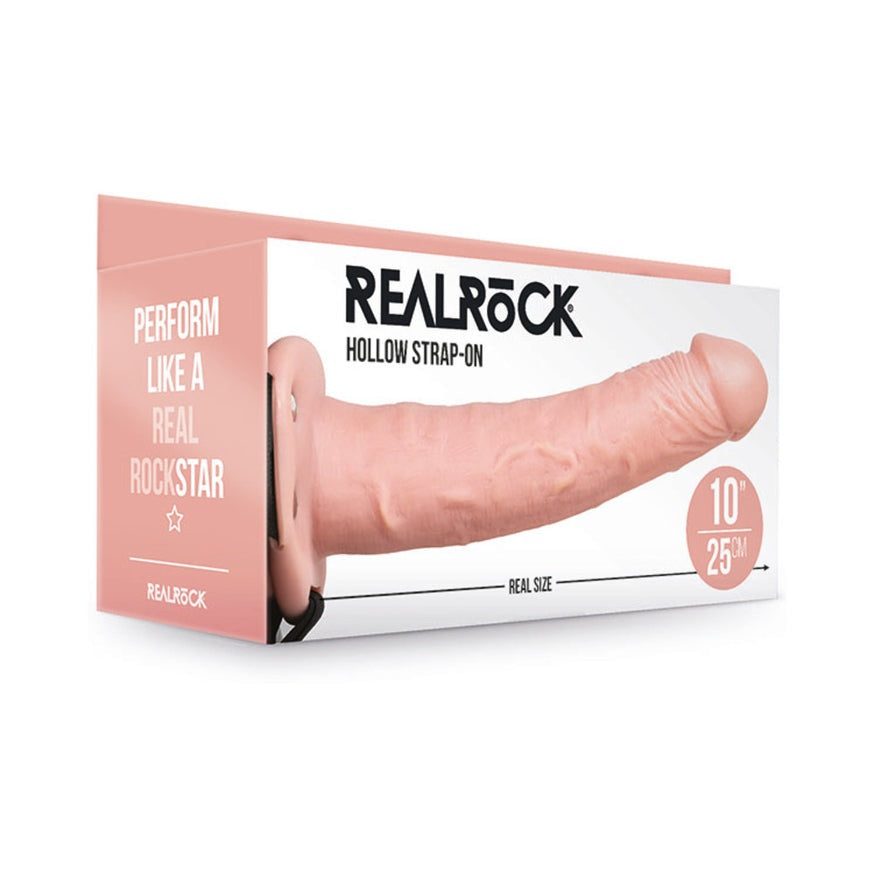 RealRock Realistic Hollow Strap-On- w/o Balls