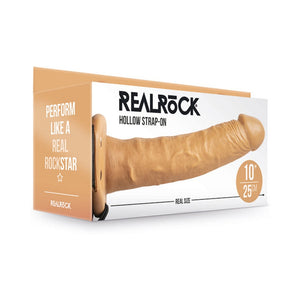 RealRock Realistic Hollow Strap-On- w/o Balls