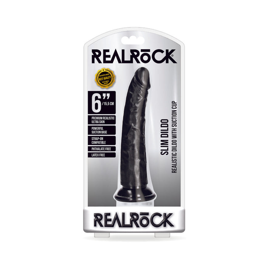 RealRock Realistic Slim Dildo w/o Balls