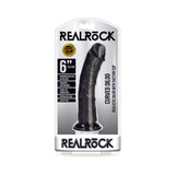 RealRock Realistic Curved Dildo- w/o Balls