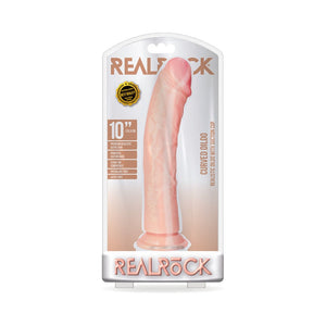 RealRock Realistic Curved Dildo- w/o Balls