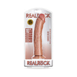 RealRock Realistic Curved Dildo- w/o Balls