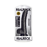 RealRock Realistic Curved Dildo- With Balls