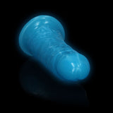 RealRock GITD Slim Dildo- Neon Blue