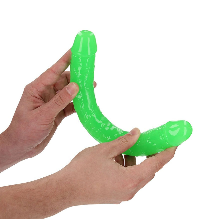 RealRock GITD Double Dong Dual-Ended Dildo