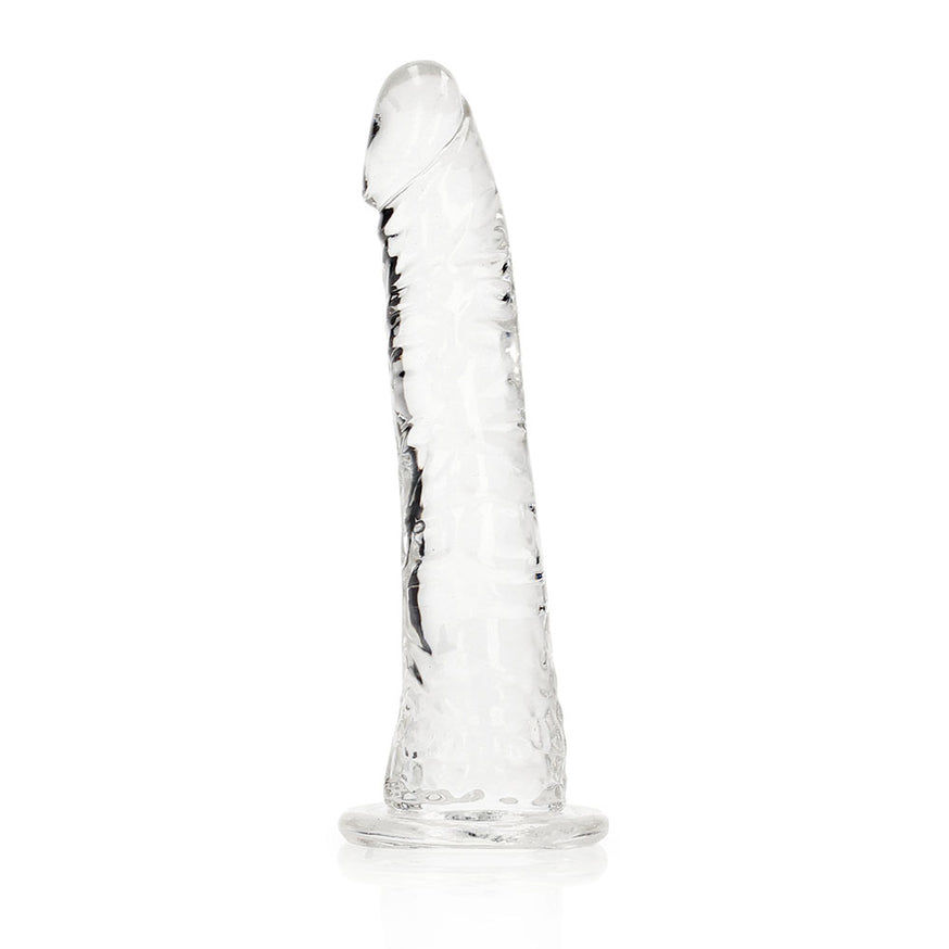 RealRock Crystal Clear Slim- Dildo