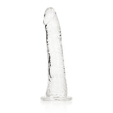 RealRock Crystal Clear Slim- Dildo