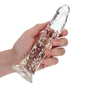 RealRock Crystal Clear Slim- Dildo