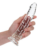 RealRock Crystal Clear Slim- Dildo