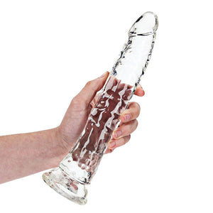 RealRock Crystal Clear Slim- Dildo