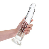 RealRock Crystal Clear Slim- Dildo