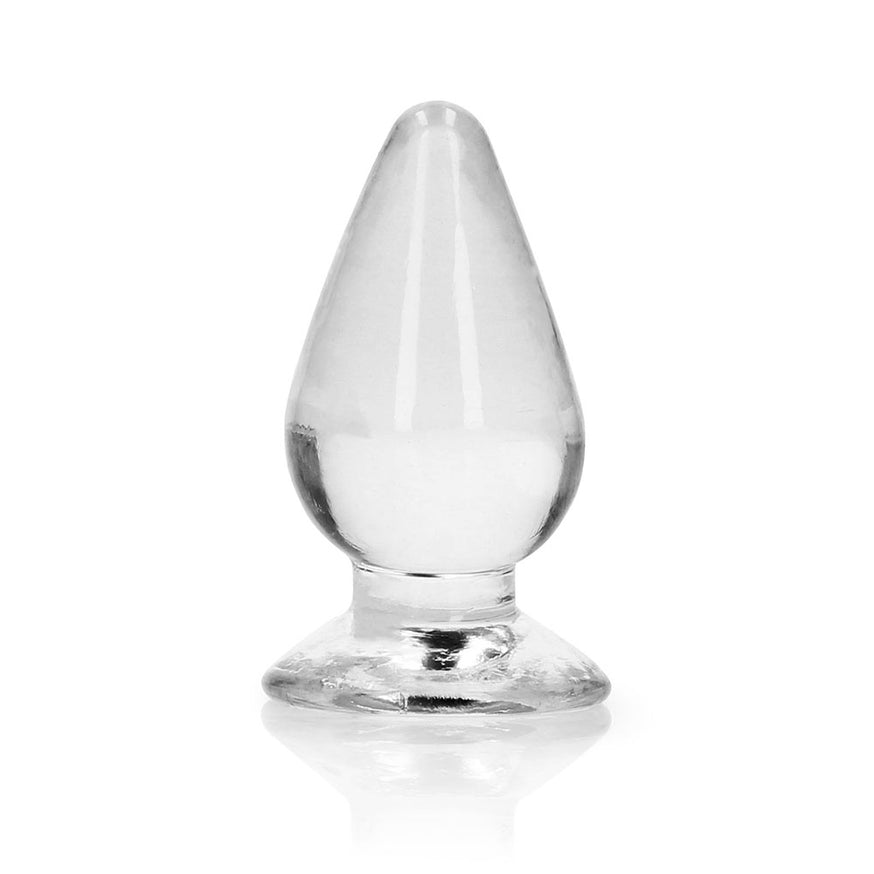 RealRock Crystal Clear 3.5 in. Anal Plug