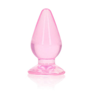 RealRock Crystal Clear 3.5 in. Anal Plug