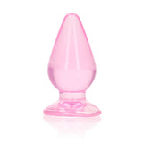 RealRock Crystal Clear 3.5 in. Anal Plug