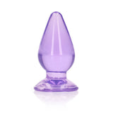 RealRock Crystal Clear 3.5 in. Anal Plug