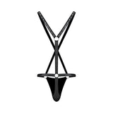 Male Power Fetish Warrior Criss-Cross Body Harness