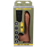 Fort Troff Uncut Thruster Mini Fuck Machine 8.5 in. Thrusting Dildo- Tan