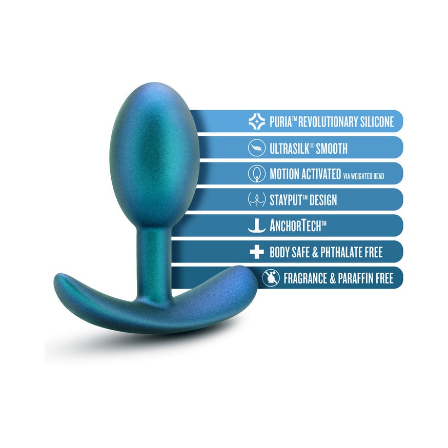 Anal Adventures Matrix Nebula Plug- Lunar Blue