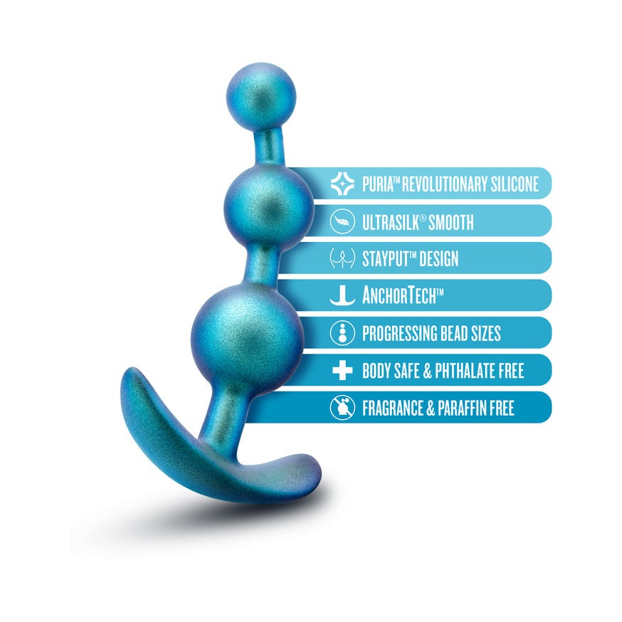 Anal Adventures Matrix Gamma Plug- Neptune Teal