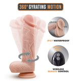 Dr. Ethan 8.5in Gyrating & Vibrating Dildo- Beige