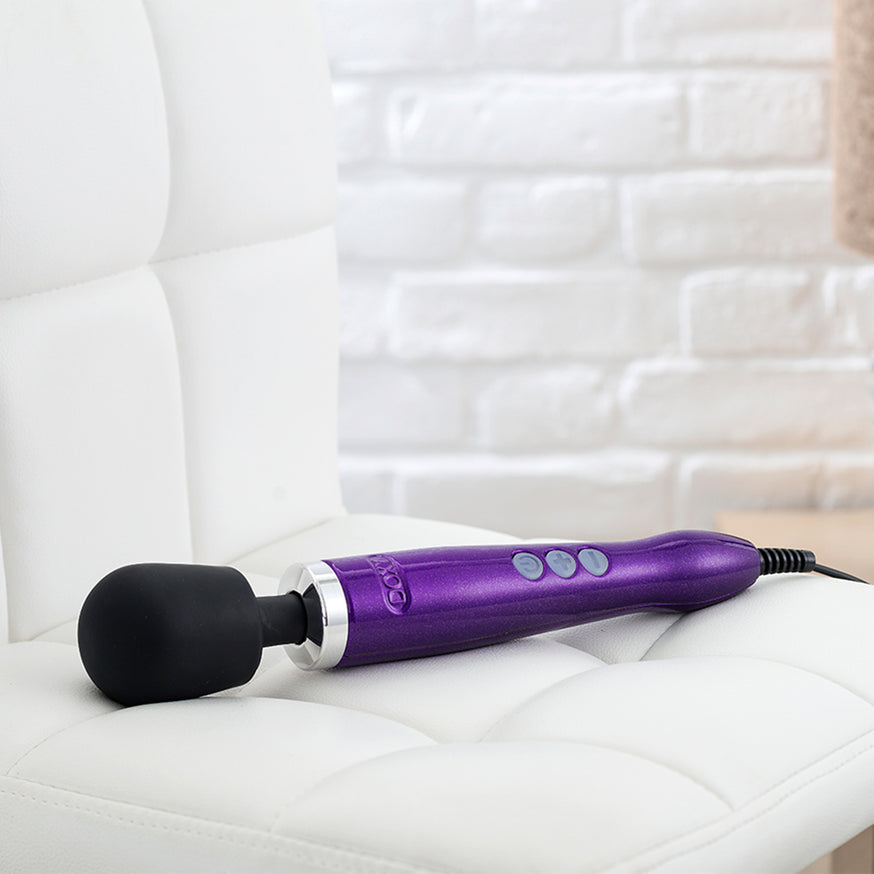 Doxy Die Cast Wand Vibrator- Purple