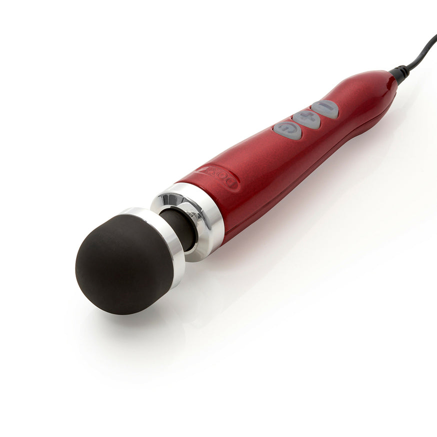 Doxy Die Cast 3 Compact Wand Vibrator- Candy Red