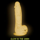 Addiction- Brandon 7.5" glow in the dark suction cup Dildo