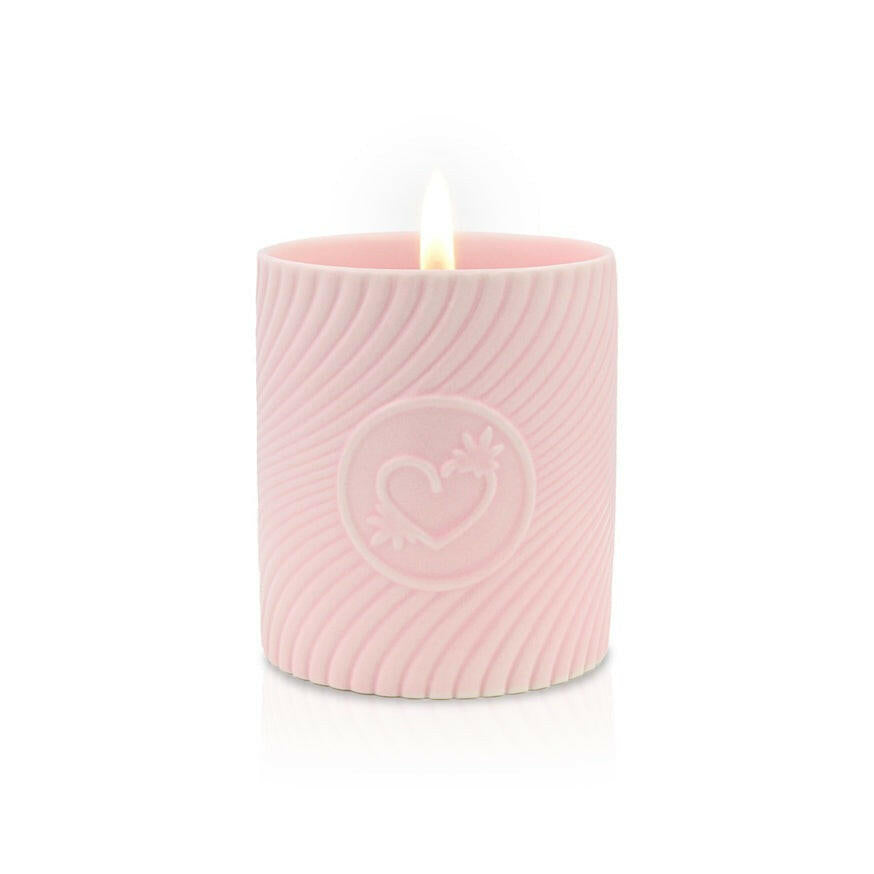 HighOnLove Pink Massage Candle Litchi Martini