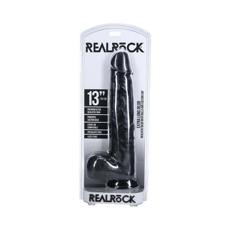 RealRock Extra Long Dildo- with Balls