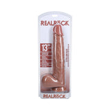 RealRock Extra Long Dildo- with Balls