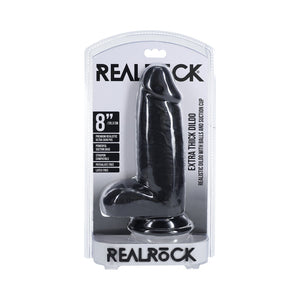 RealRock Extra Thick Dildo with Balls