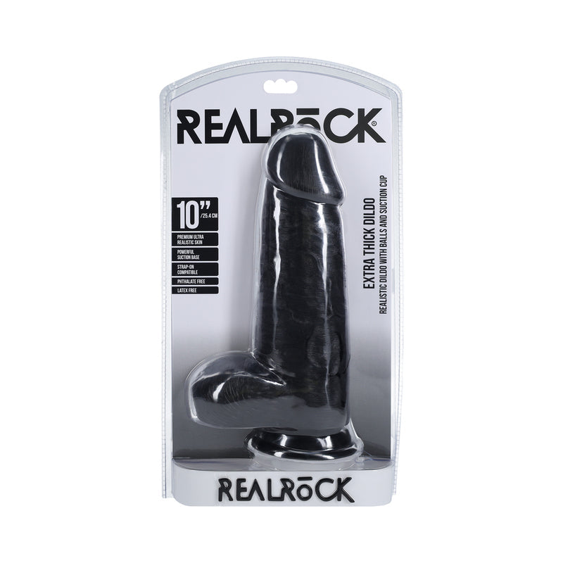 RealRock Extra Thick Dildo with Balls